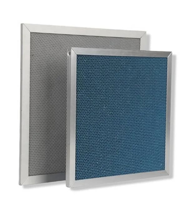 UV Tio2  Photocatalyst Filter Aluminum Honeycomb Core UV Air Purifier Photocatalyst Filter Nano Tio2 Honeycomb Air Filter