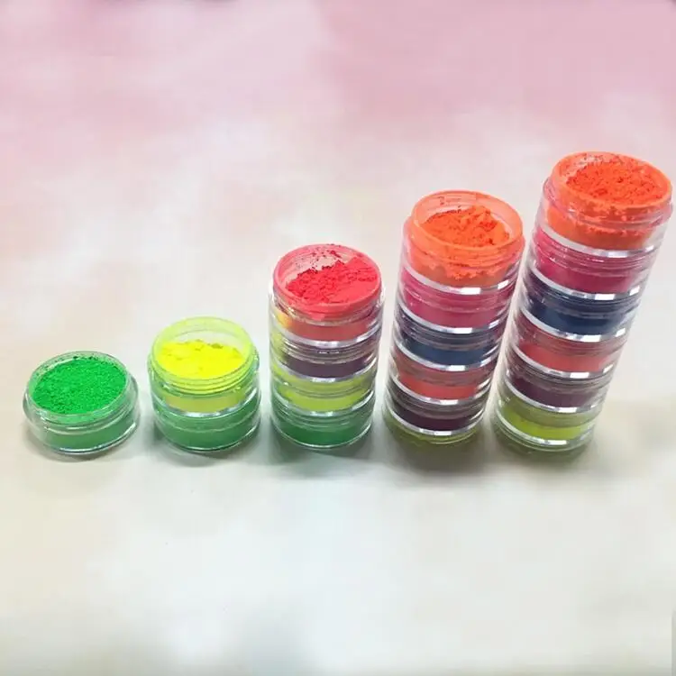 wholesale High Quality neon eyeshadow pigments 7 Colors per Set