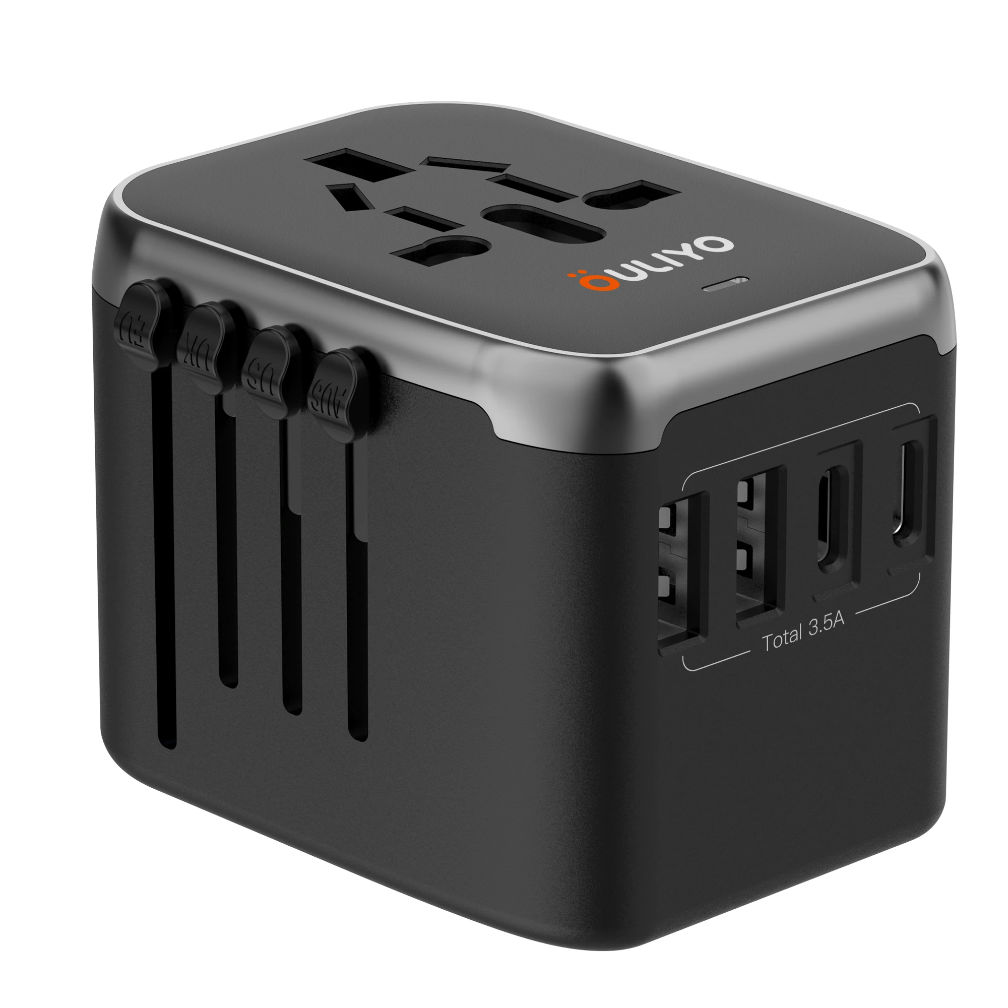 Global Mobile Phone Tablet Charging Adapter Type C/Universal Travel Adapter Charger International Travel Adapter plugs sockets