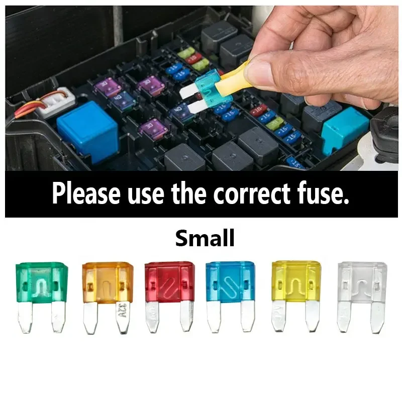 120 PCS Car Blade Fuses Assortment Kit - Standard & Mini & Low Profile Mini for Car Boat Truck SUV Automotive Replacement Fuses