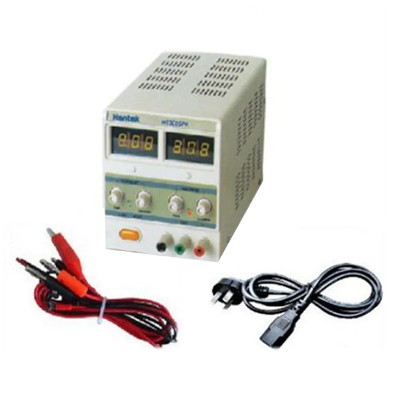 Hantek HT3005PA Triple Output PA Series 0-30V Voltage 0-5A Current Adjustable DC Power Supply 2 LED Display