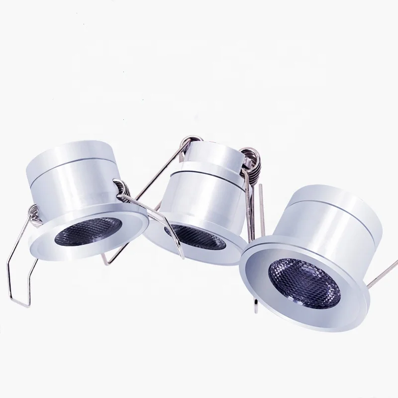 Точечный светильник 12 В постоянного тока маленький круглый мини 1 Вт 27 мм вырезанный высокой мощности Светодиодный прожектор