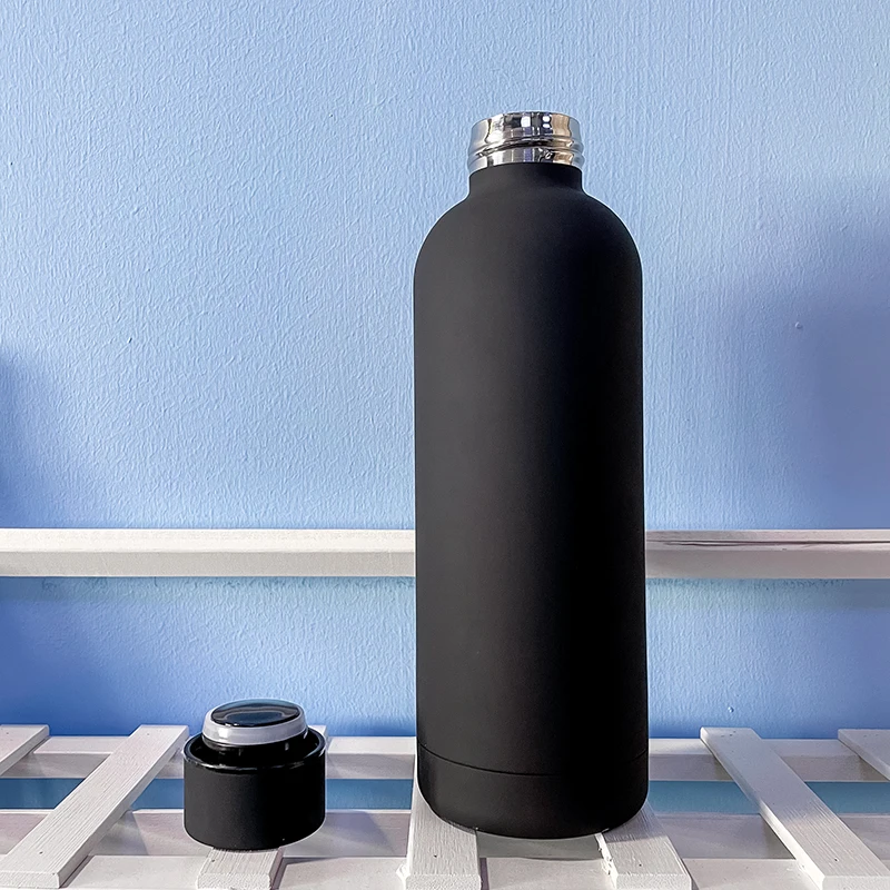 Botella Para De Agua Deportiva Acero Inoxidable Termo 500ml 17 oz Insulated Metal Stainless Steel Drink Gym Sports Water Bottle