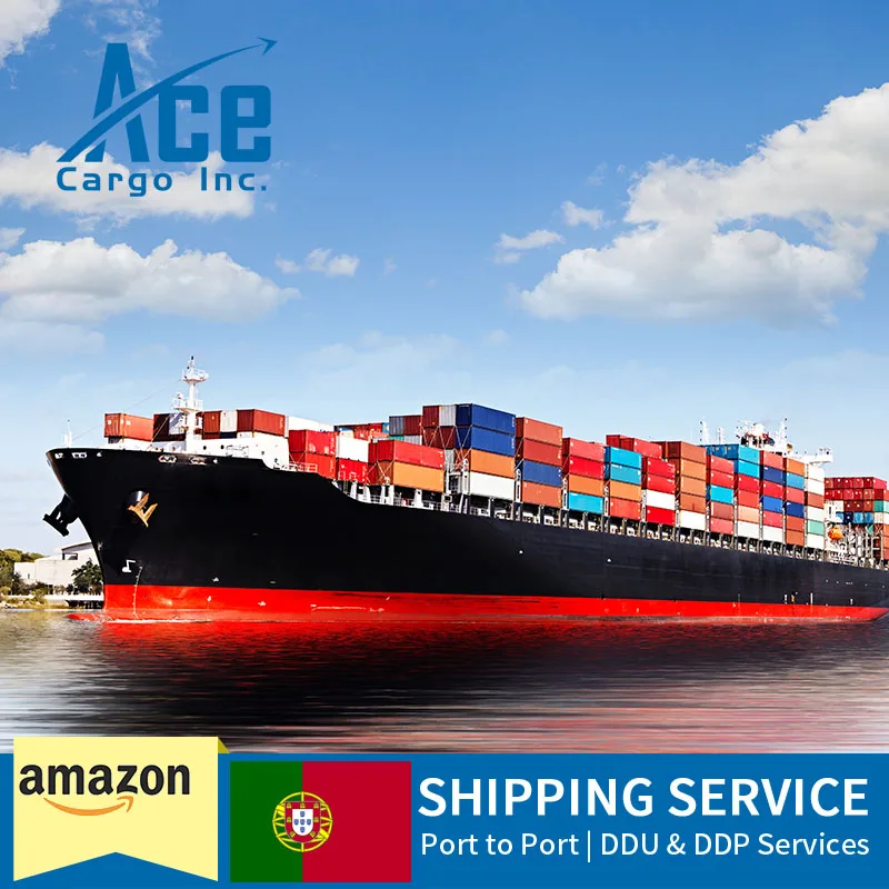 ddp forwarder container cargo shipping agent sea freight rate from china shanghai guangdong to portugal