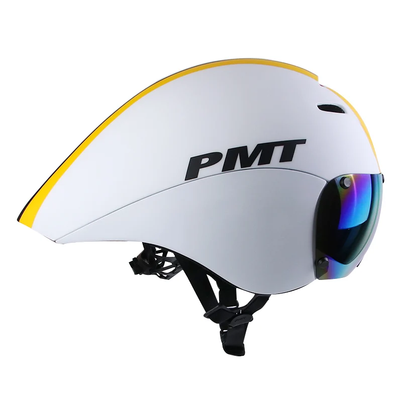 PMT factory direct triathlon helmet lightweight magnetic suction goggles integrated molding process bicycle helmet