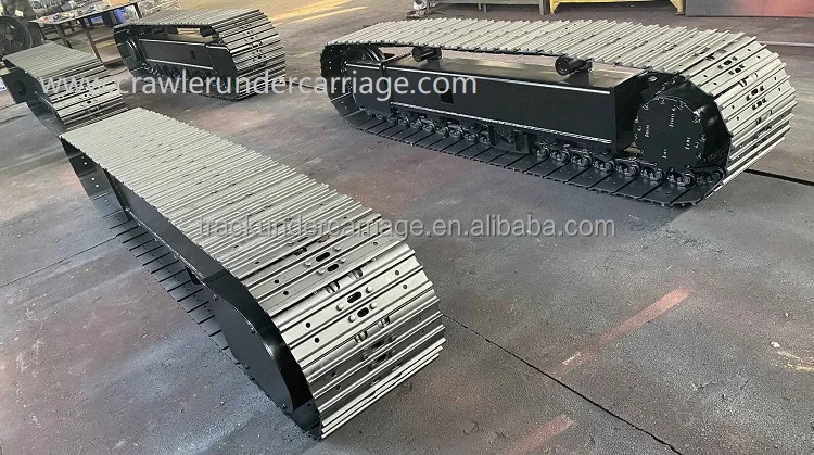 High Quality 8 tons New Steel Undercarriage with Hydraulic Motor Drive Systems for Mini Excavator Parts Manufacturing Plants