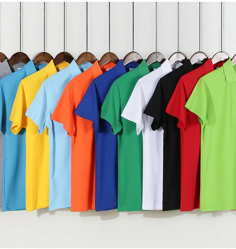Summer New Style 100% Cotton Pique Knit Combination Collar Design Tennis Mens Golf Polo Shirt