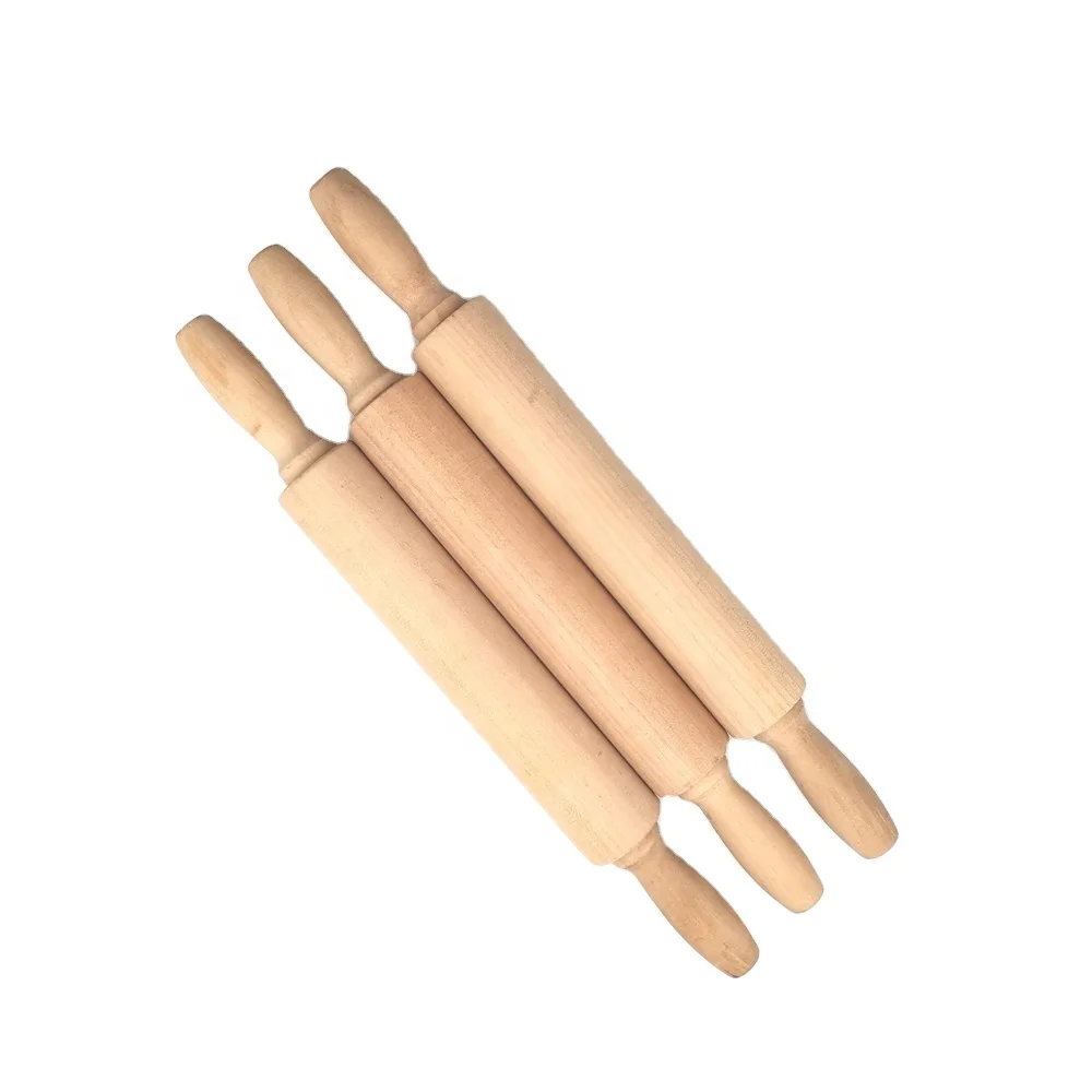 Factory wholesale wooden rolling pin kitchen baking tools for cookies