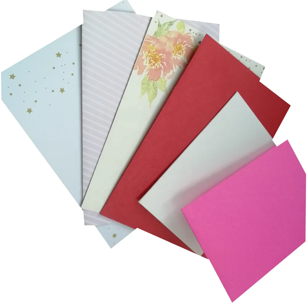 High Quality custom made size private label brown kraft paper envelope For Gift Cards recycle office envelopes