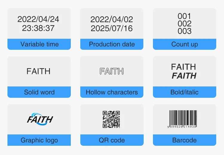 Multi-Line Card Label Printing Machine Automatic PIJ UV Inkjet High resolution Large size content High quality printer