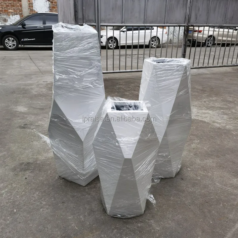 Home Decor Flower Vases Metal Gold Large Indoor Flower Pots /modern floor tall white vase