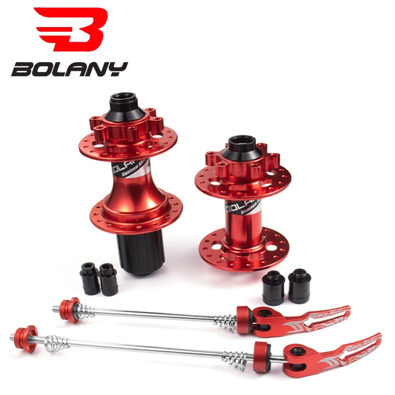 Bolany MTB Bike Hub Disc Card Brake Bearing Front/Rear Bicycle Hubs 32 Holes 8/9/10/11/12Speed XD HG QR/Thru axle Hubs Bicycle