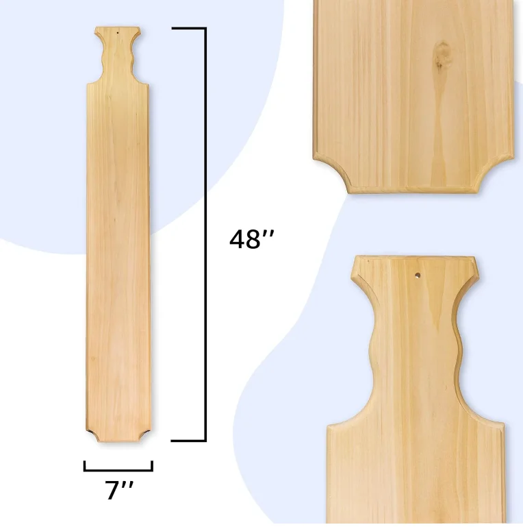 Большая деревянная лопатка лидер продаж тарелка широко используемая бамбуковая премиум-класса Сосновая древесина