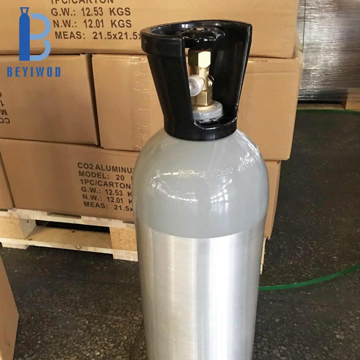 New 5lb 10lb 15lb 20lb 1800psi Aluminum Gas Cylinder With Valves
