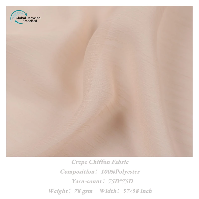 Quick-delivery Anti-wrinkle woven plain polyester printed fabric for dress