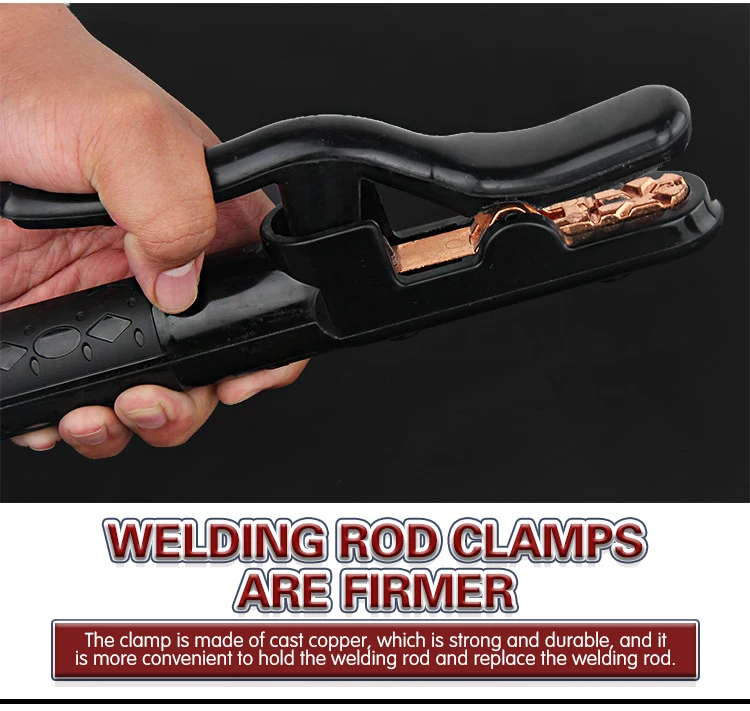 Factory wholesale Pure copper black diamond 1000A welding tongs welding electrode holder
