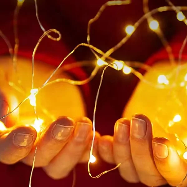 Fairy Lights Battery Operated 17Ft 20 LED Mini String Lights for decor with Indoor Mason jar Festivals, Gifts