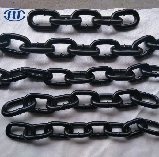 FLT EN818-2 Standard High Test Alloy Steel Link Chain Black Oxide Lifting Chain G80