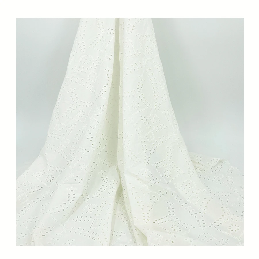 Новый стиль, вышивка, хлопчатобумажная ткань, простая вуаль, ткань с ушками
