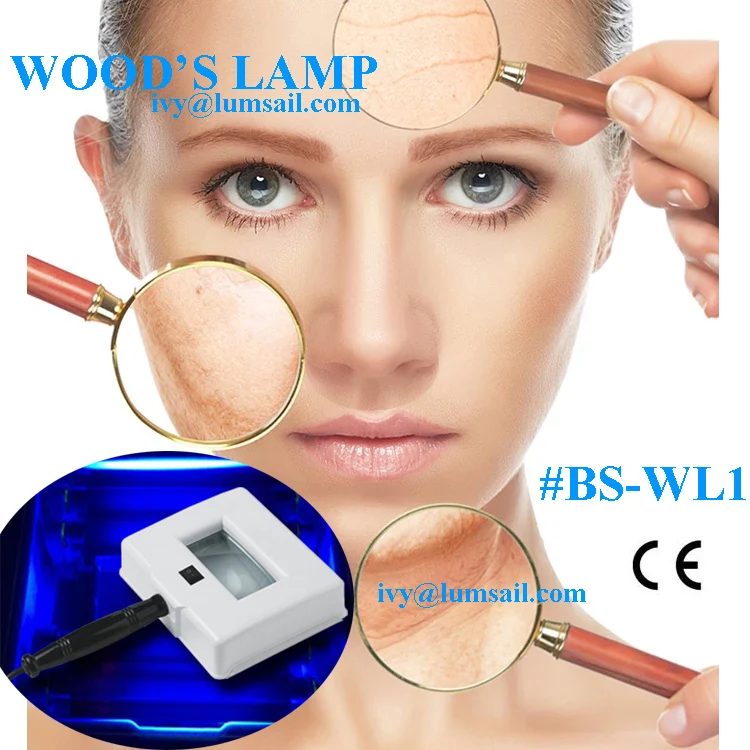 Beauty facial spa wood lamp skin care UV magnifying analyzer