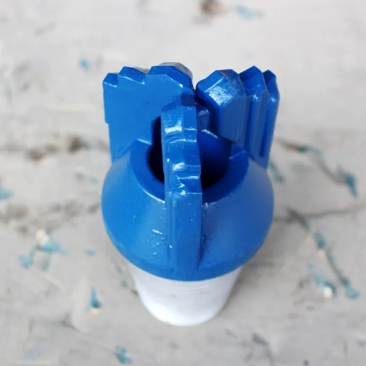 3 wings pdc drill bit water well drilling carbide drag drill bits 6 1/2 inch for rock