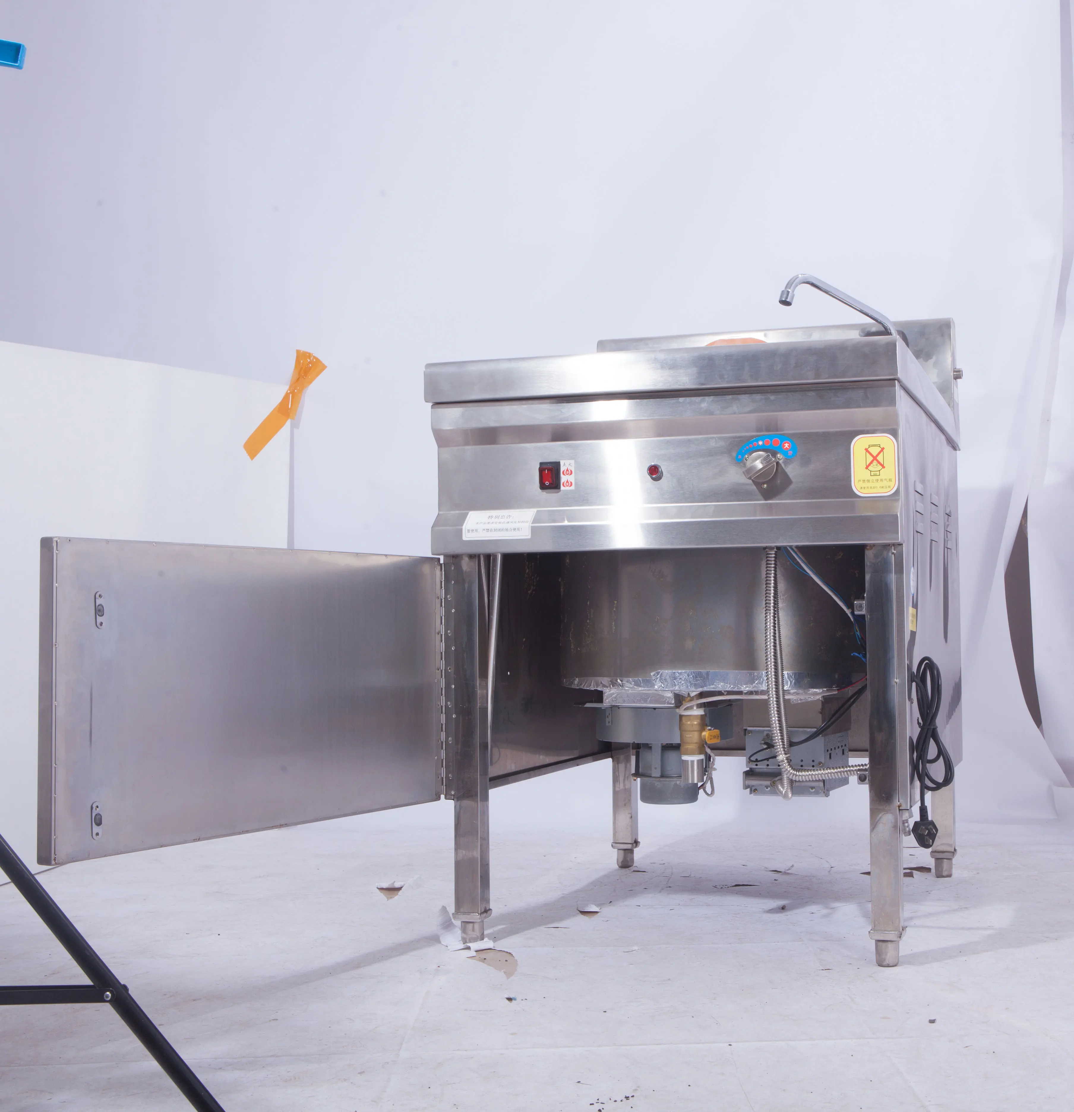 Factory Supply Stainless Steel Full Set Industrial Fast Food Restaurant Hotel Commercial Standing Pasta Noodle Cooker