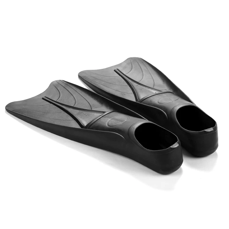 china wholesale  silicon short  free plastic diving fins