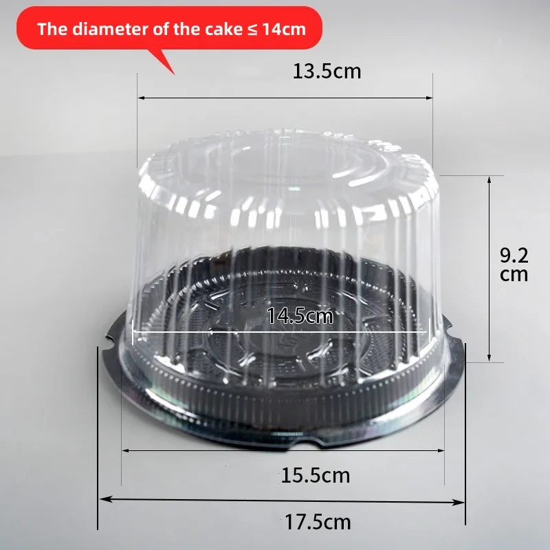 Container Single Cake Boxes PET Biodegradable Food Plastic Birthday Wedding Cake Packaging Box,plastic Product Packing Carton