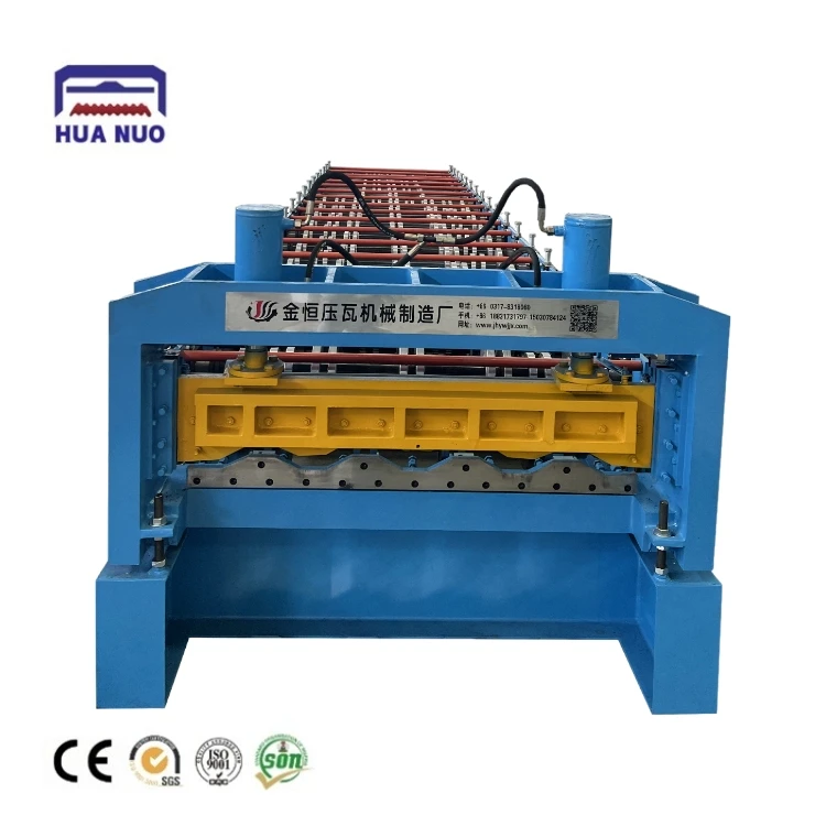 Hot-sale 858 carriage board panel machine platform floor making machine sheet metal roll forming machine