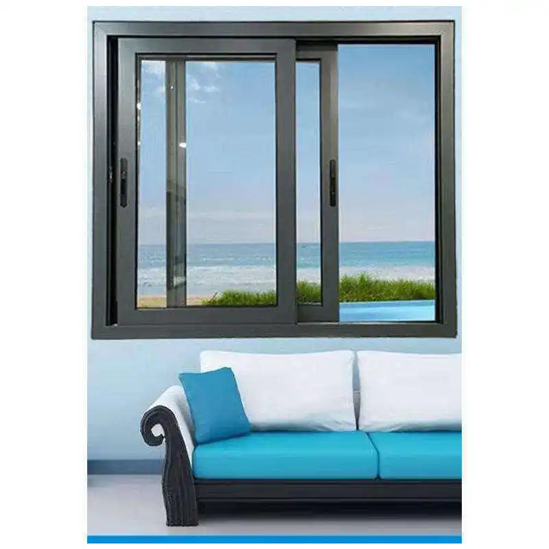 Дешевая цена 2 панели раздвижные окна Замбия алюминиевые для дома