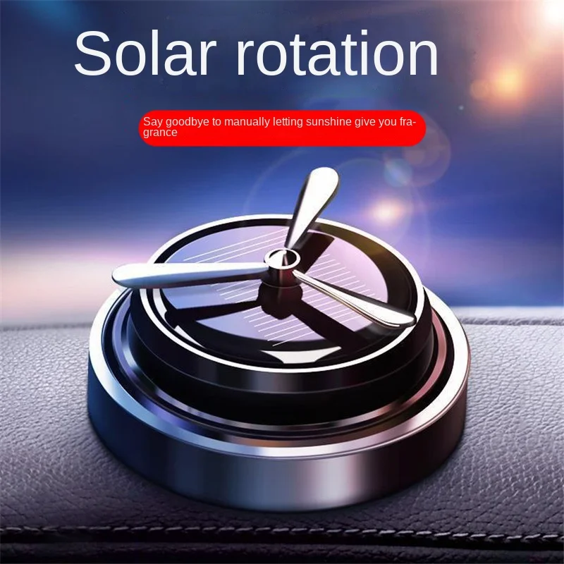 Light Lasting Fragrance Turbine Car Aromatherapy  Full Car Cyclone III Solar Perfume Holder
