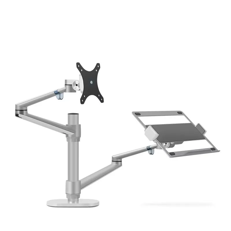 Popular monitor dual screen stand laptop stand suspended combination desktop office lifting bracket raised