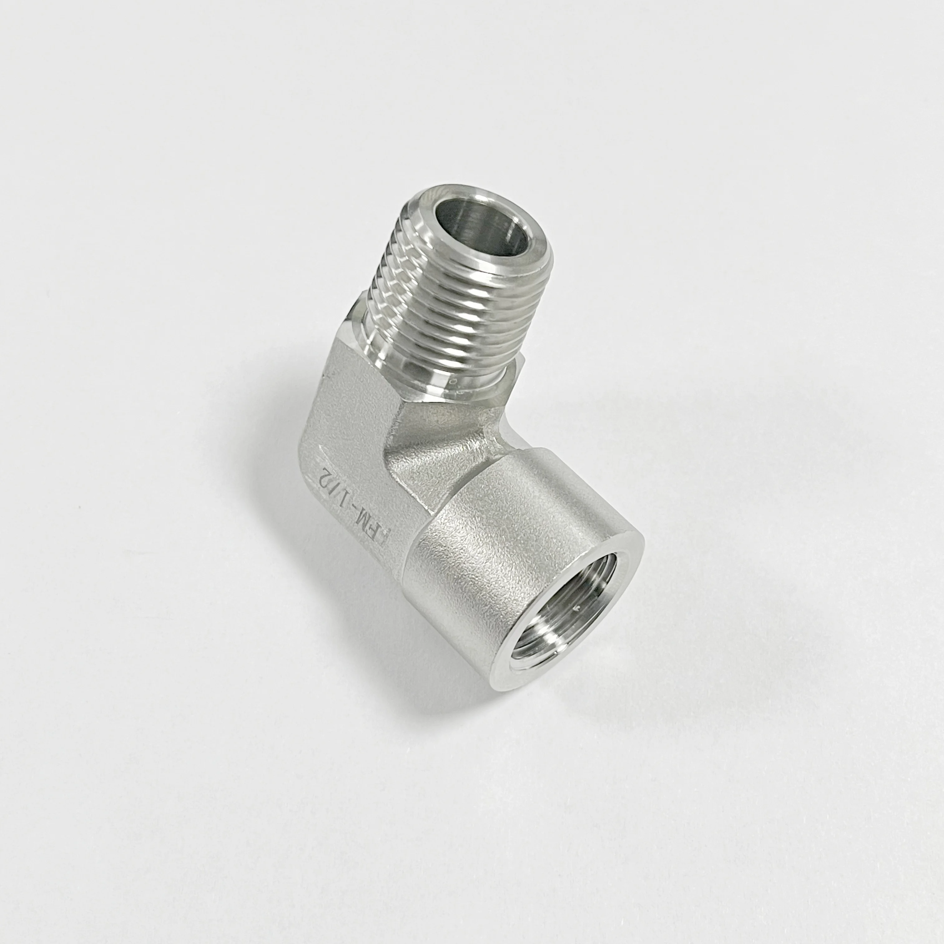 WAKAMASTU 304 316 из нержавеющей стали 90 градусов уличный локоть кованый высокого давления улица 1/2 'NPT Мужской Женский Локоть