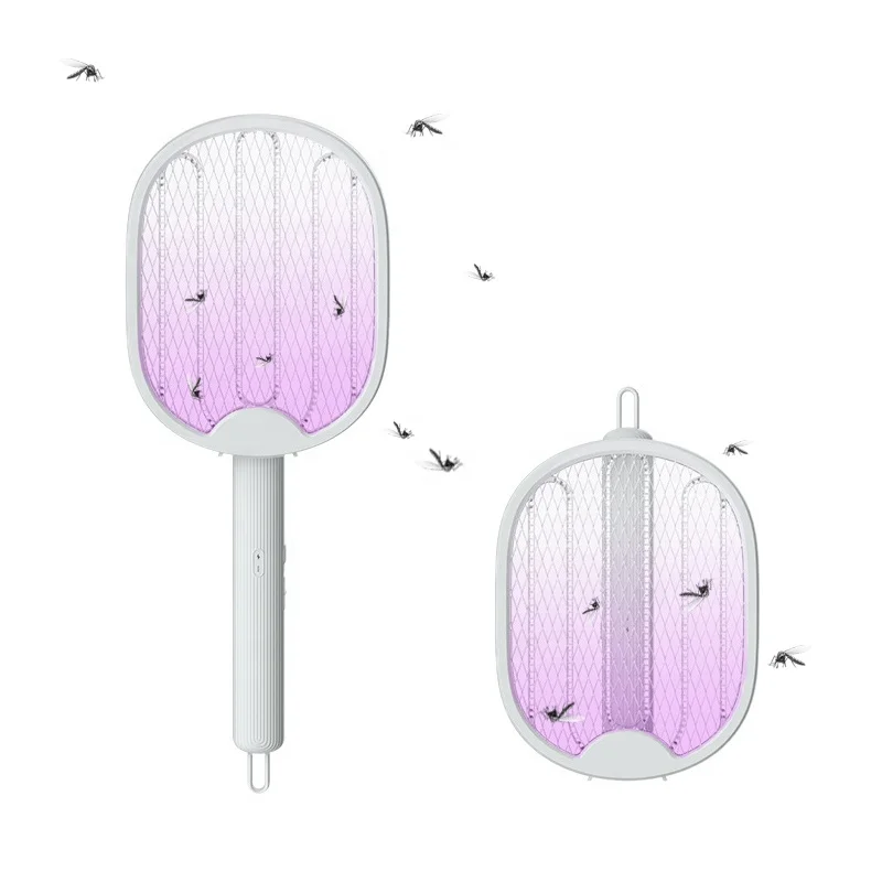 Rechargeable Mosquito Plastic Racket Mesh Electric Fly Swatter