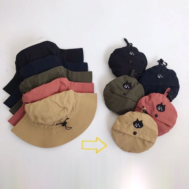 Custom embroidery logo Mens Water Proof Resistant UV Protection Outdoor nylon Wide Brim Boonie fisherman Bucket Hat with String