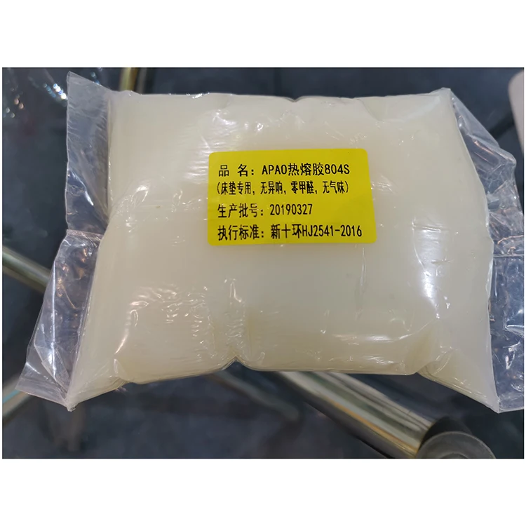 Milky White Solid Polyolefin Hot Melt Adhesive Glue Foam Hot Melt Adhesive