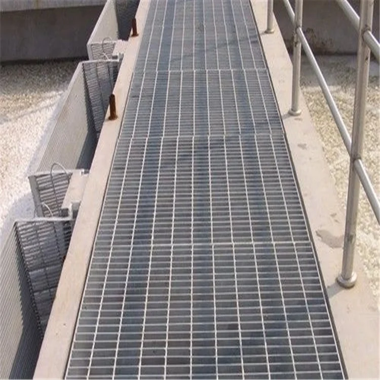 Factory price galvanized open steel mesh flooring