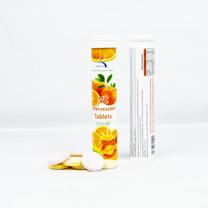 Enhance Immunity Vitamin c Zinc Effervescent Tablet 1000mg OEM Vitamin c Chewable Tablet