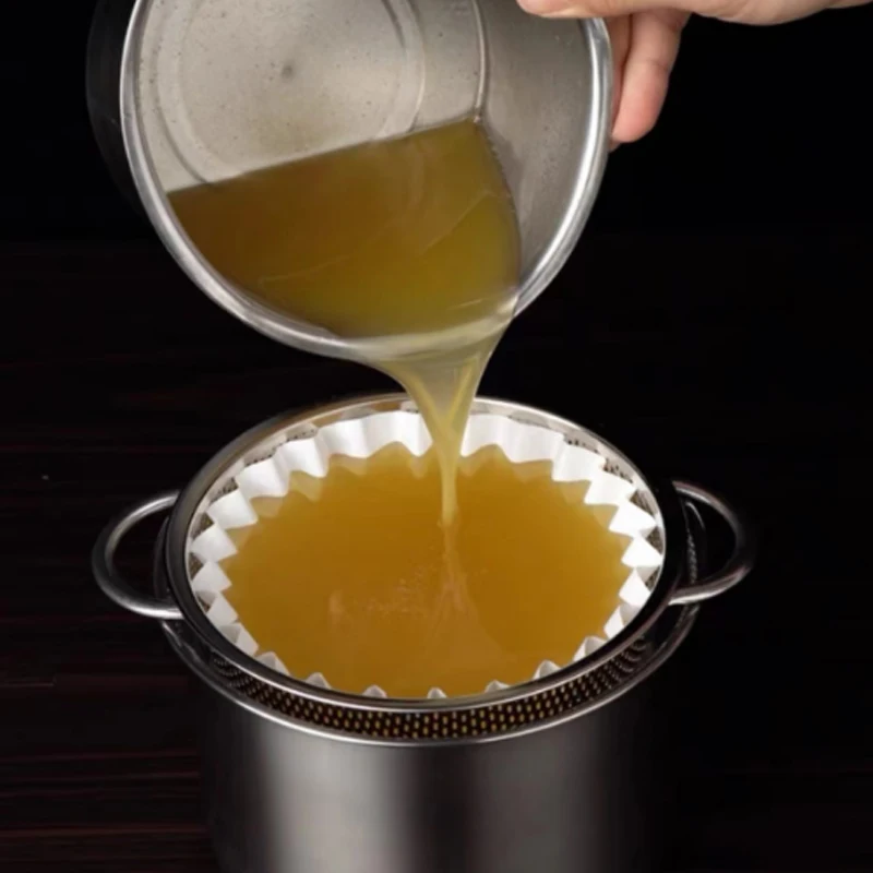 Cheap 600*600 crep paper  oil filter paper for kitchen  cooking