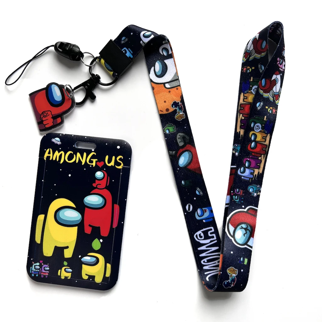 60% DISCOUNT cartoon Lanyard Key Chain ID Card Badge Holder Acrylic Charm pendant card holder Cartoon Card Holder