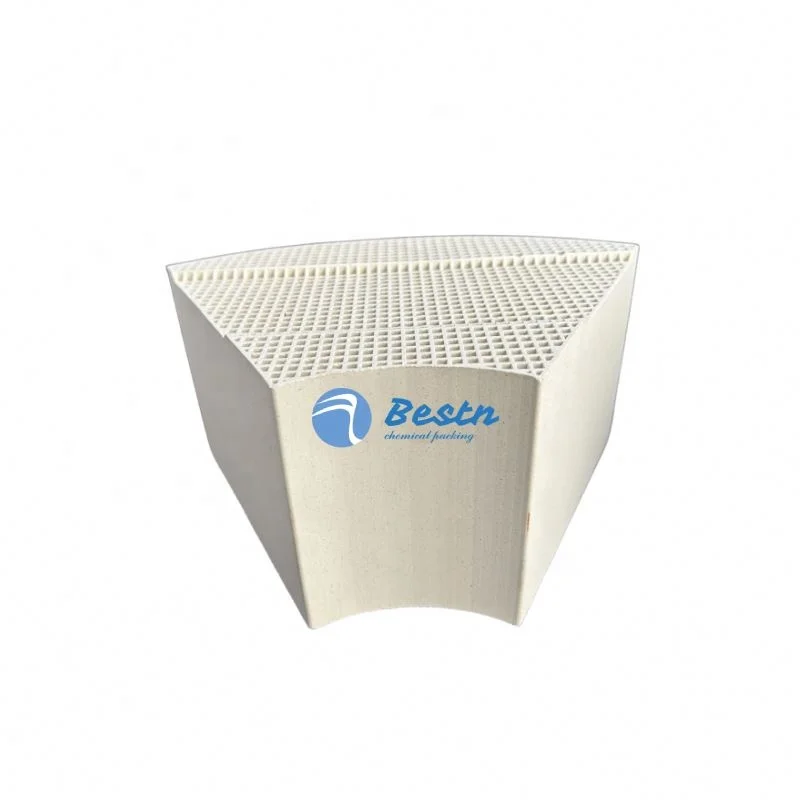 Fan-shaped Honeycomb Ceramic Regenerator for Ladle and Intermediate Ladle Baking Device