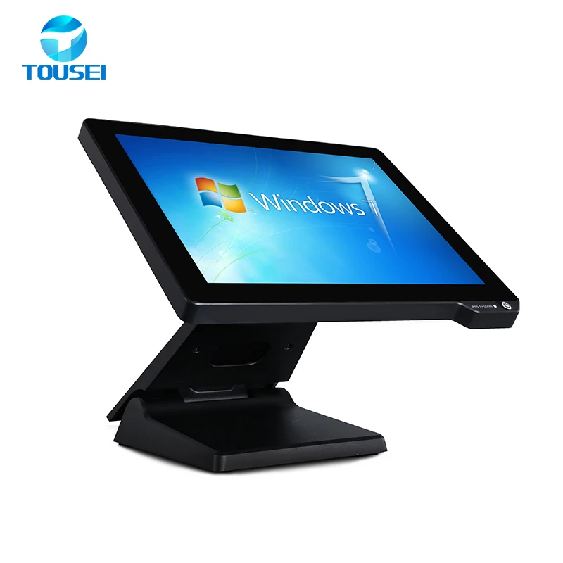 PC POS manufacturer 15.6 inch all in one complete epos touch screen restaurant 128G Rom pos system
