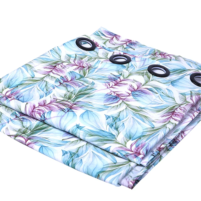 Hot Selling New Design Floral Pattern Window Curtain Customized for Living Room