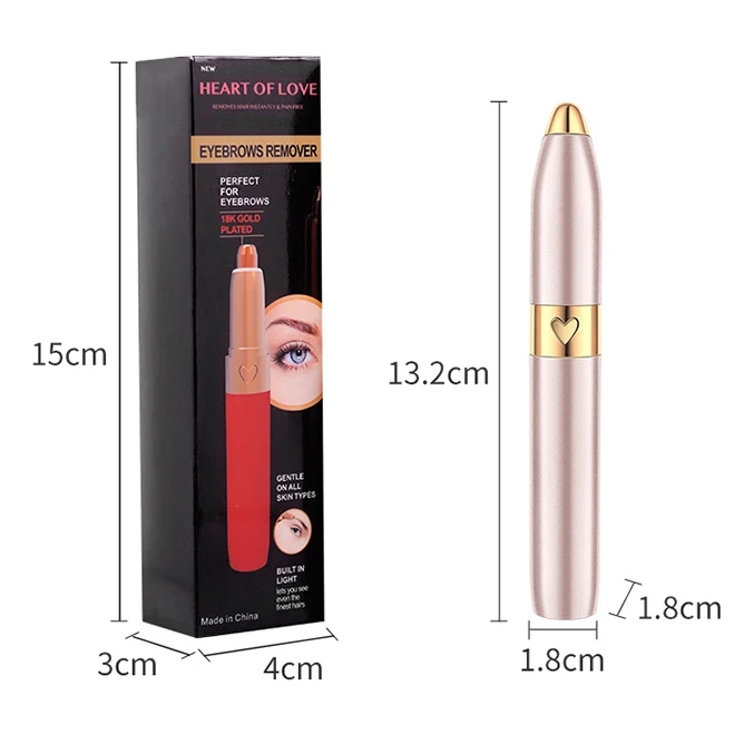 Hair Remover Tool Mini Electric Hair Remover Painless Safety Body Facial Neck Leg Epilator Electric Lady Women Eyebrow Shaver