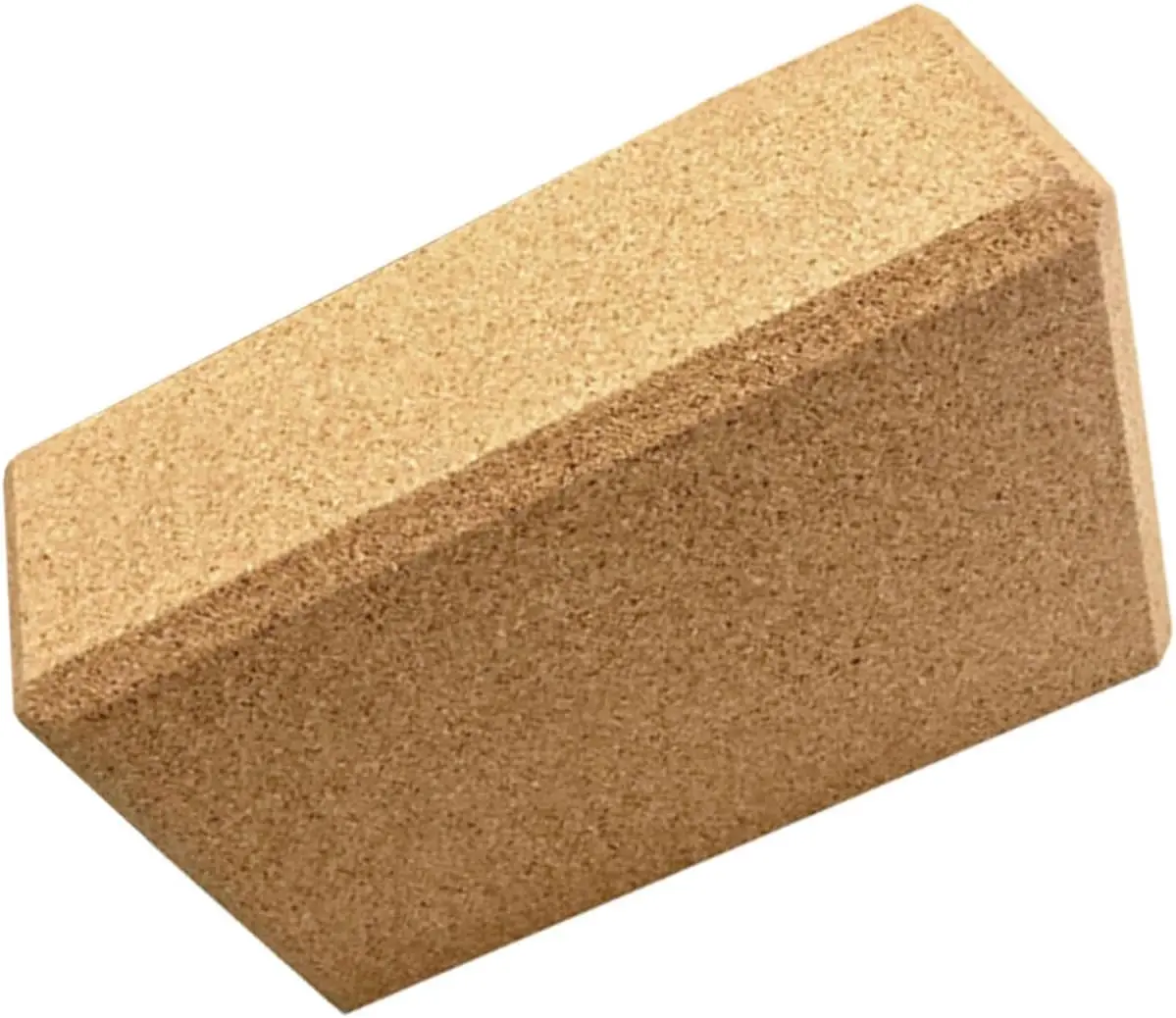 JIKE Customized Logo Sustainable Shaped Friendly High Density Cork Yoga Block Bricks Eco Friendly Yoga Block wood yoga block
