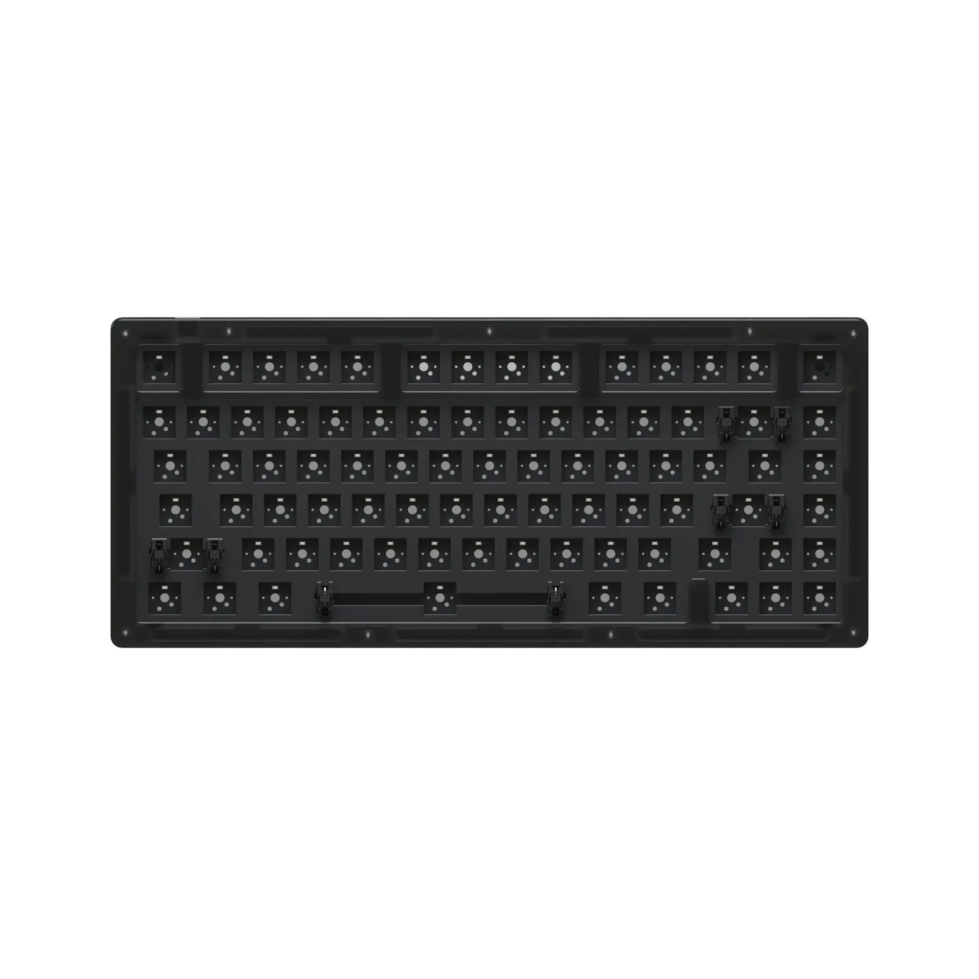 ACR75 75% 81 Keys A rcylic Gasket Mount RGB DIY Mechanical Keyboard Kit with Acrylic-Stacked Case