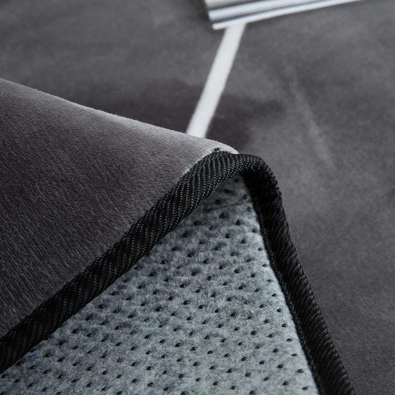 Роскошный и современный нескользящий напольный коврик большие коврики для украшения дома с индивидуальным принтом