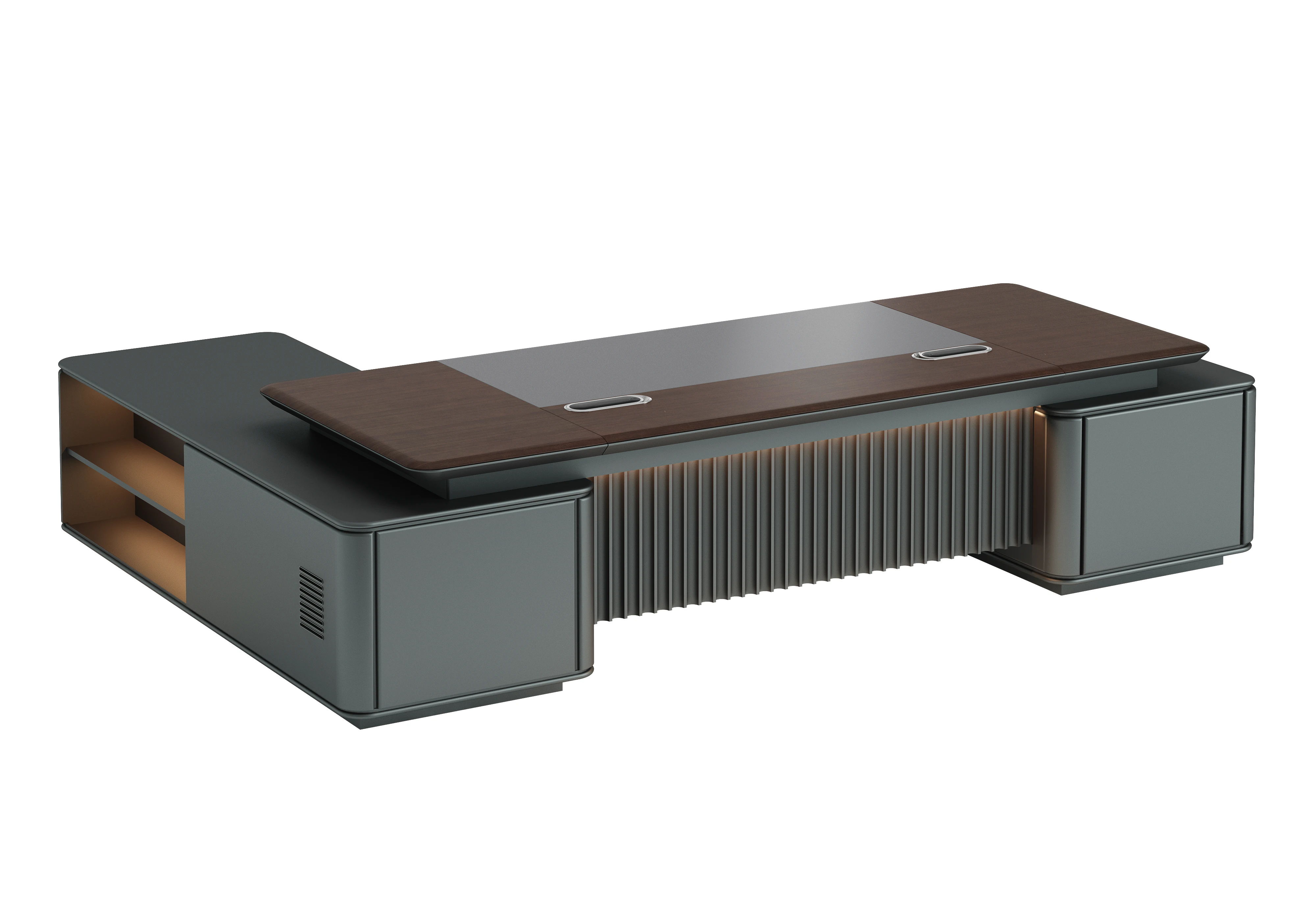 Офисный исполнительный стол высокого уровня офисный для руководителей столы боссов E1 Меламиновый материал роскошный деревянный юристов