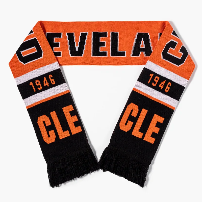 Аксессуары для футбольных фанатов, футбольный шарф на заказ, вязаный дизайнерский футбольный шарф, шарф для выпускной церемонии