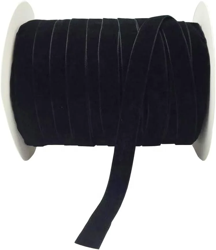 OKAY Wholesale 5/8 Inch Christmas Velvet Ribbon For Hair Bow Clip Making, Ssewing, Baby Headscarf, Wedding Decoration